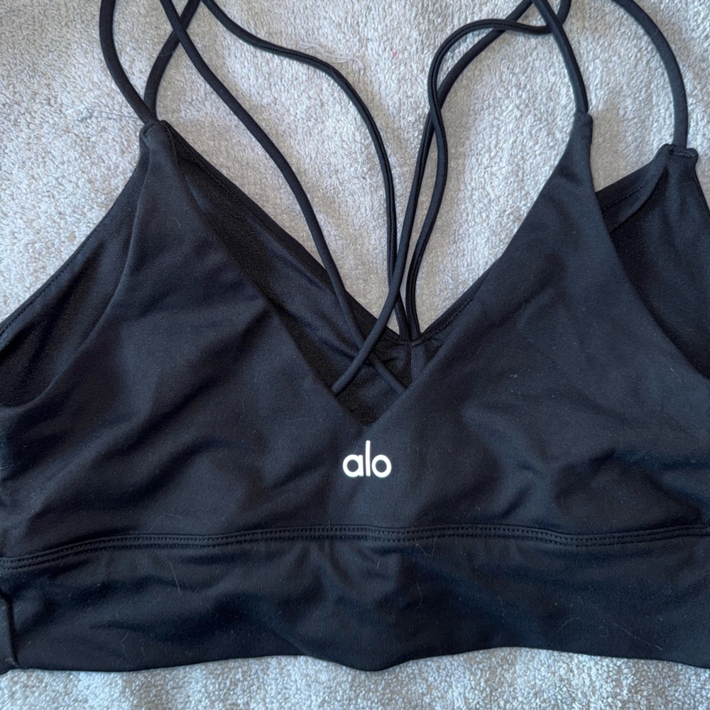 ALO Yoga Black Sports Bra